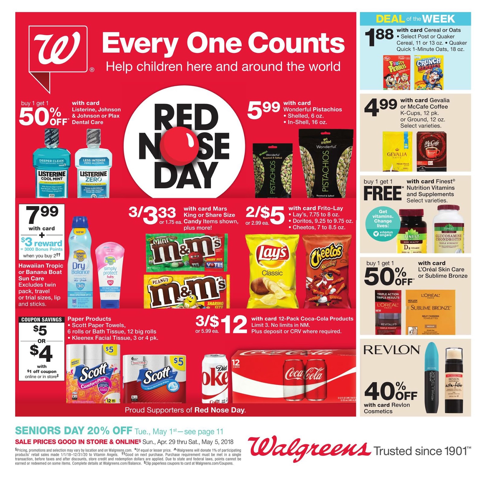 walgreens ad scan this week preview for 4 29 18 5 5 18 view walgreens sales flyer