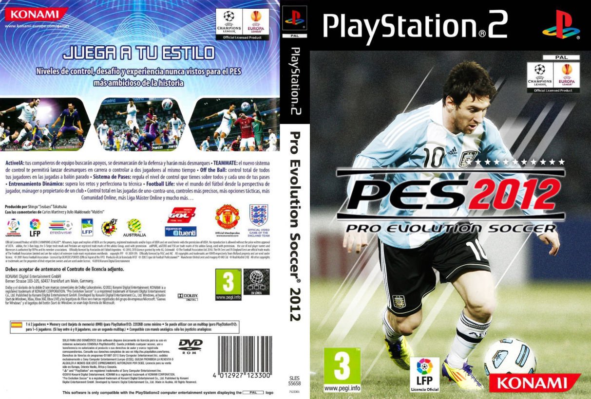 PES 2012 para PS2 - Seminovo