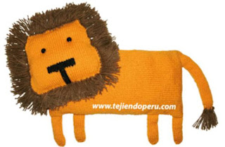 PATRON GRATIS LEON AMIGURUMI DE PUNTO 1456