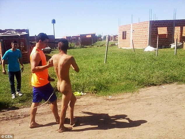 Man Apprehended And Stripped Naked After Being ‘Caught Trying To Rape Eight – Year – Old Girl’ In Argentina