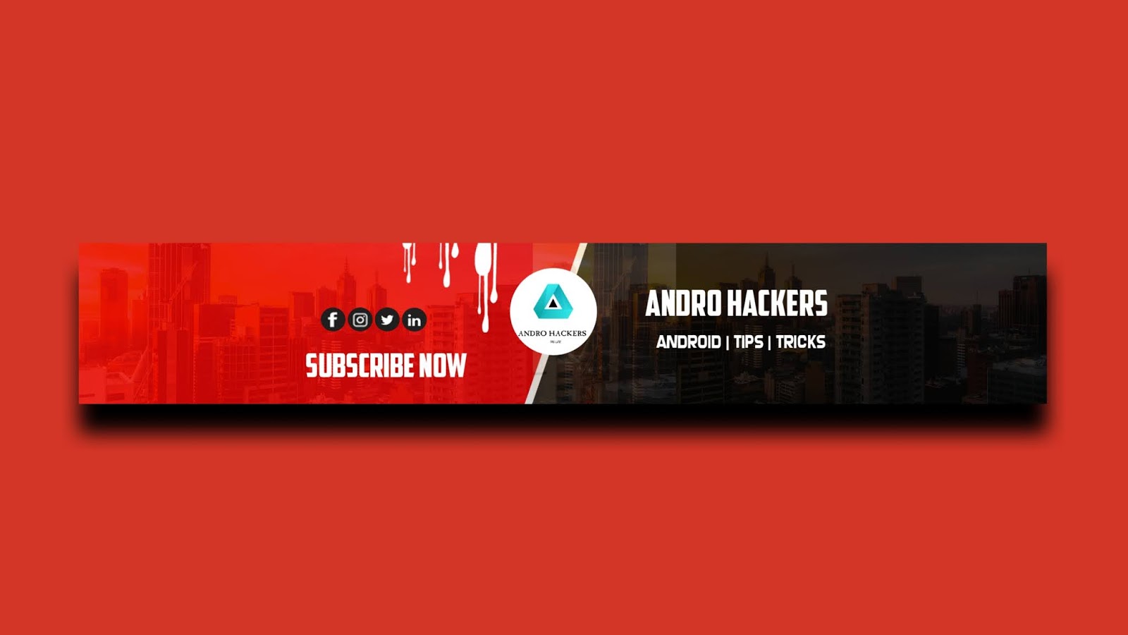 Youtube Channel Banner Creating steps | Andro Hackers