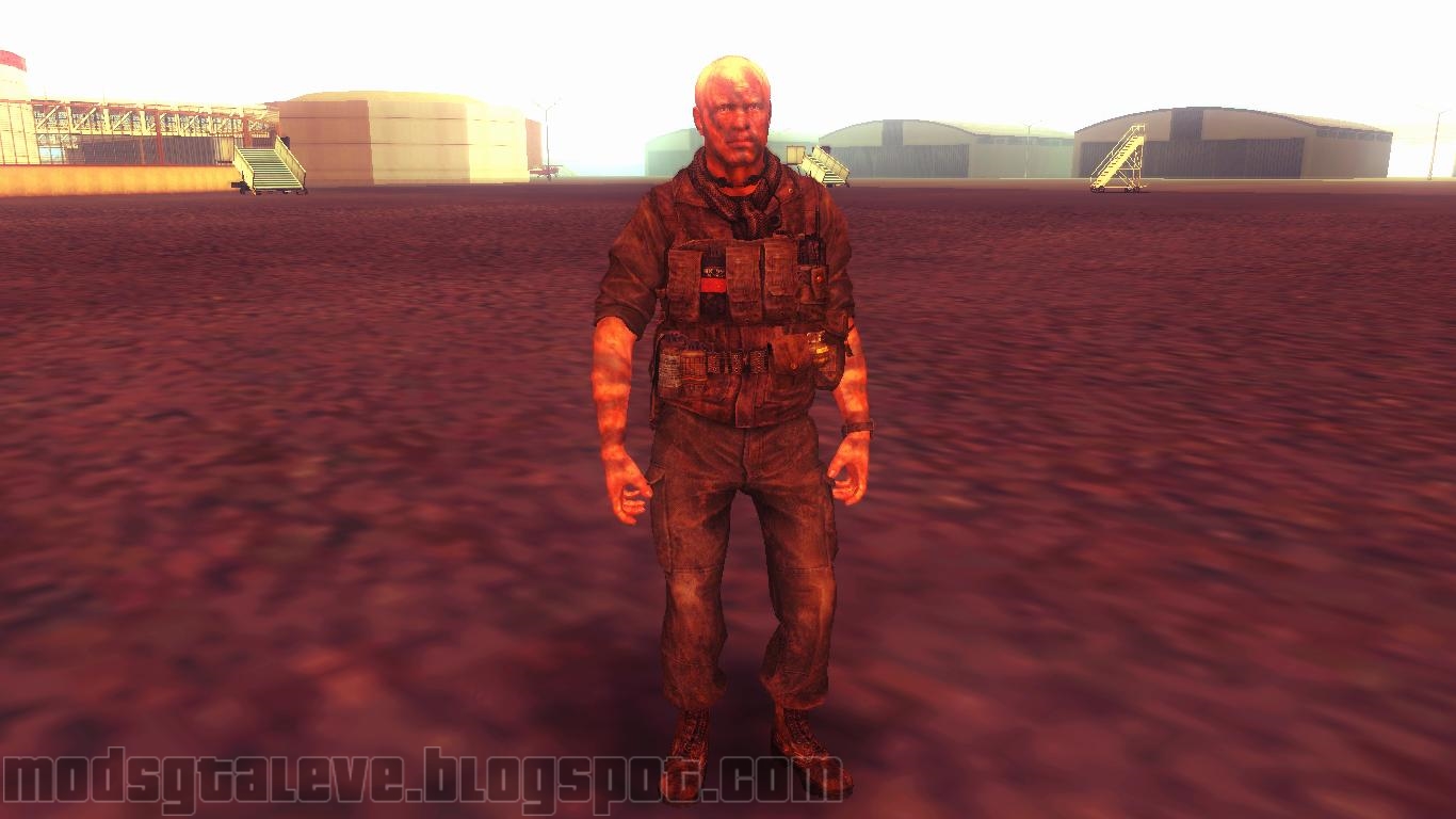 Hudson Commando do COD Black Ops 2 Mods GTA Leve