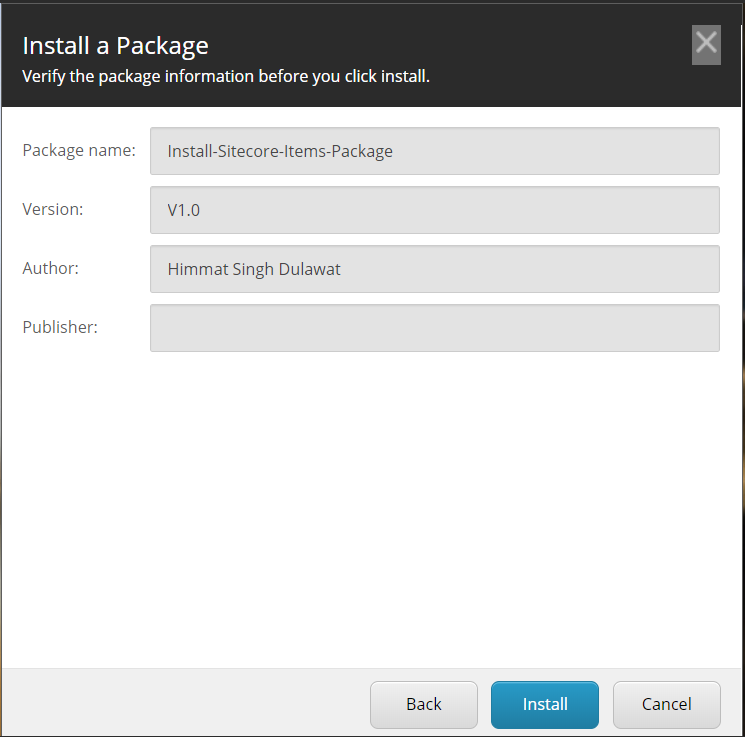 Verifying package. Dual signing with install 4.
