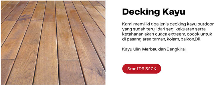 Decking kayu