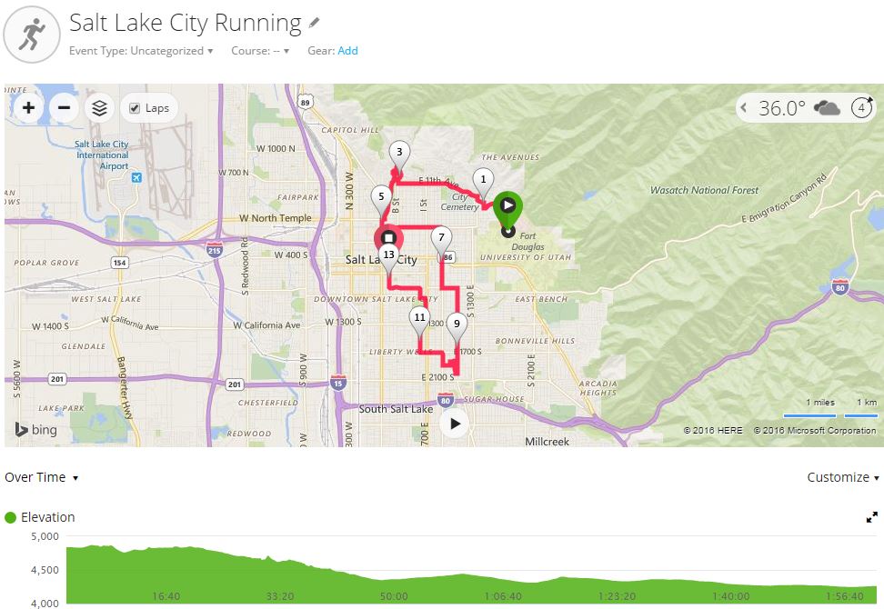 Kate Runs Colorado Salt Lake City Half Marathon
