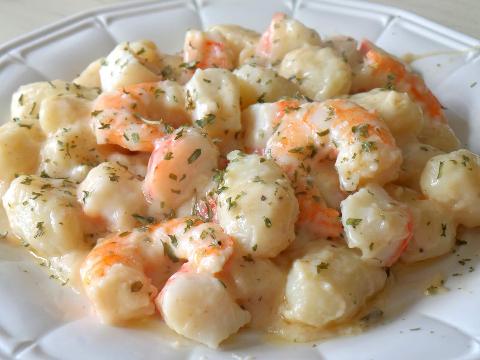 Welcome Home Blog Shrimp And Gnocchi In Parmesan Cream