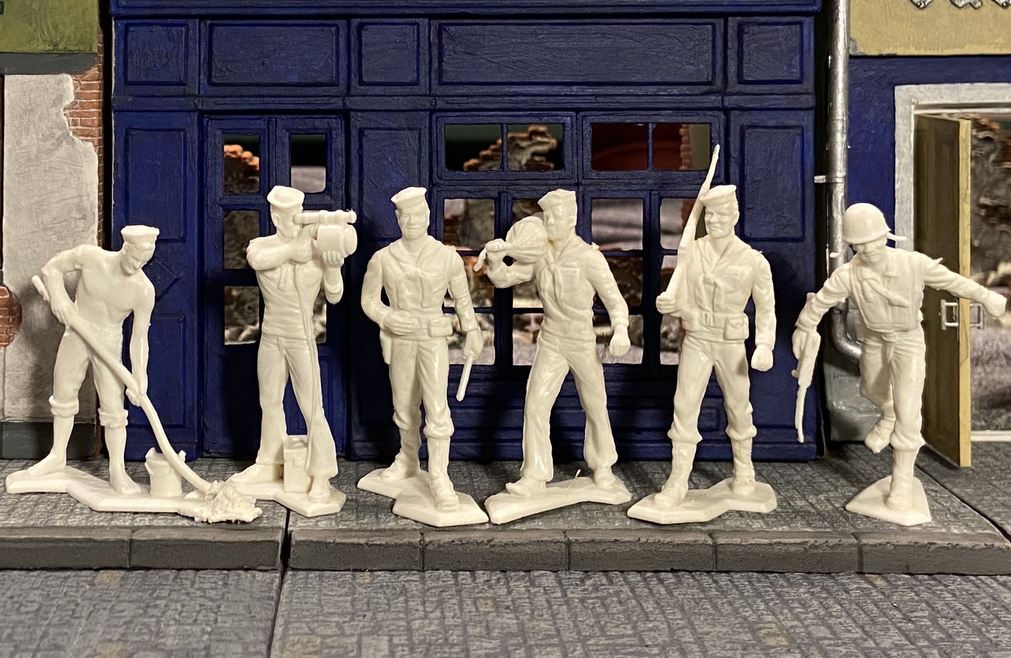 WWII Plastic Toy Soldiers Marx Toy Soldiers