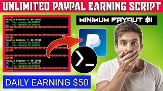 UNLIMITED PAYPAL EARNING SCRIPT
