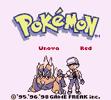 Pokemon Unova Red - Cover