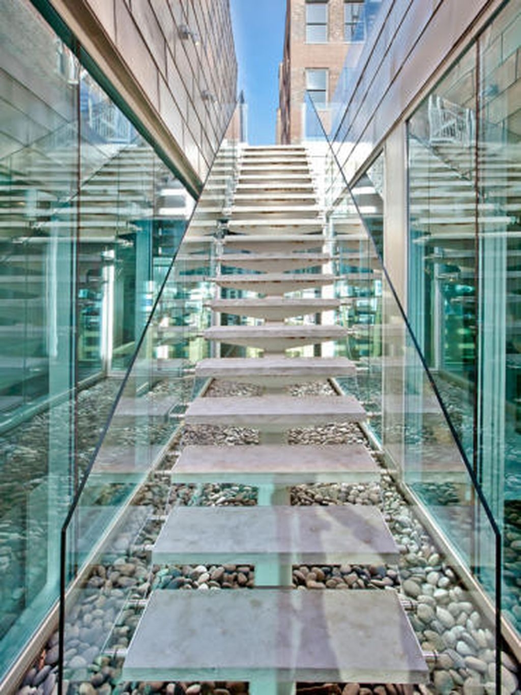 48 Luxury Glass Staircase Design Ideas For Your Dream Home ARA HOME