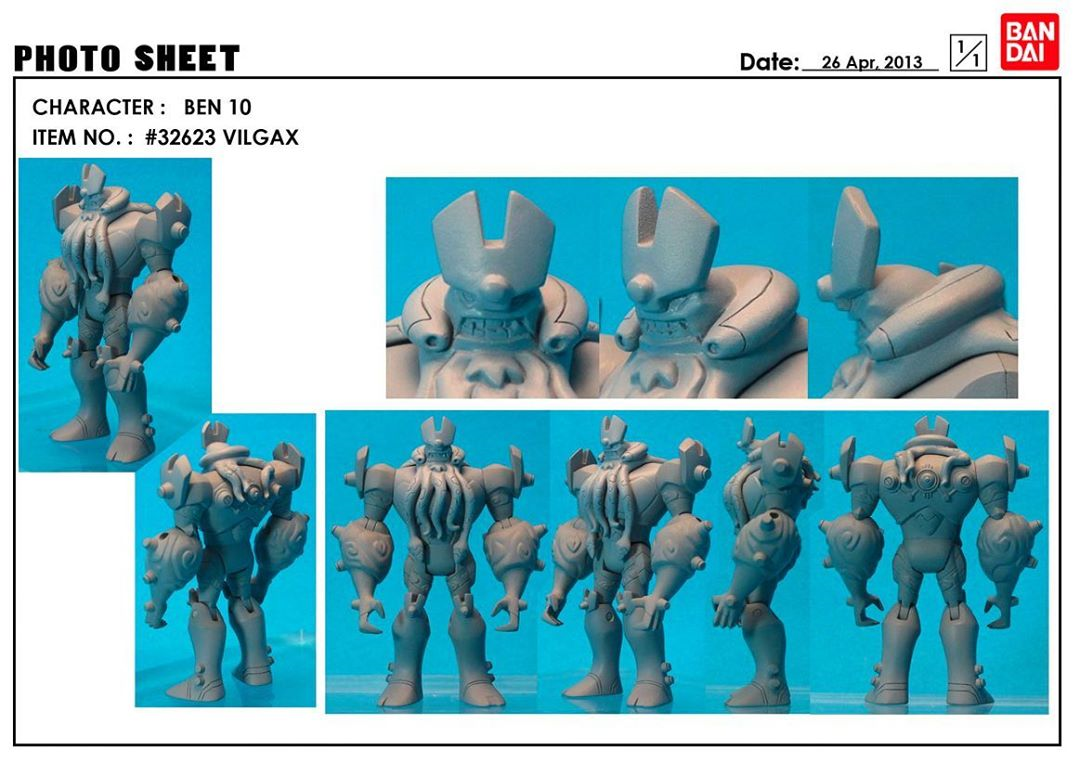 Omnicoid Void Omniverse Upgrade and Vilgax Prototype Action Figures