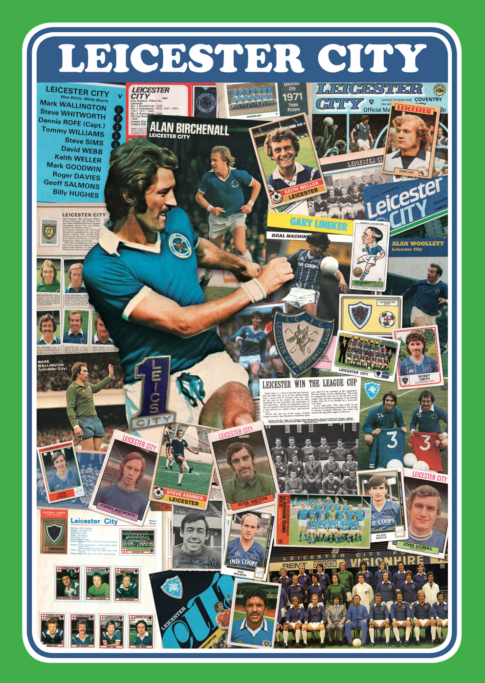 Matt ArtPix RETRO LEICESTER CITY