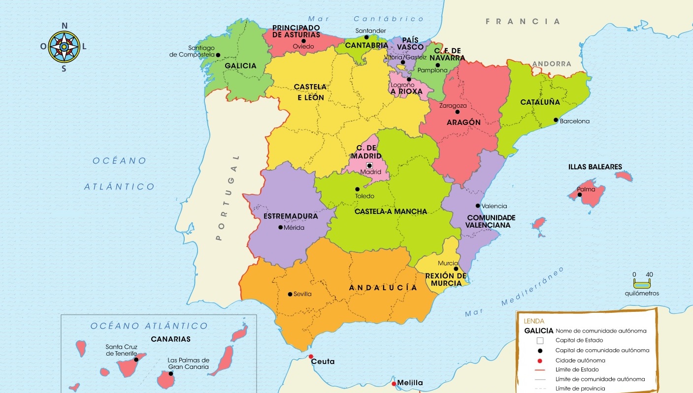 Comunidades Provincias de España