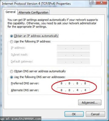 Chỉnh sửa DNS chuẩn để vào facebook nhanh hơn Chỉnh sửa DNS chuẩn để vào facebook nhanh hơn