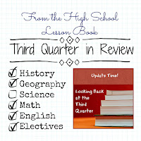 From the High School Lesson Book - Third Quarter in Review on Homeschool Coffee Break @ kympossibleblog.blogspot.com
