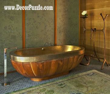 luxury bathtubs for modern bathroom, most expensive bathtub wood designs
