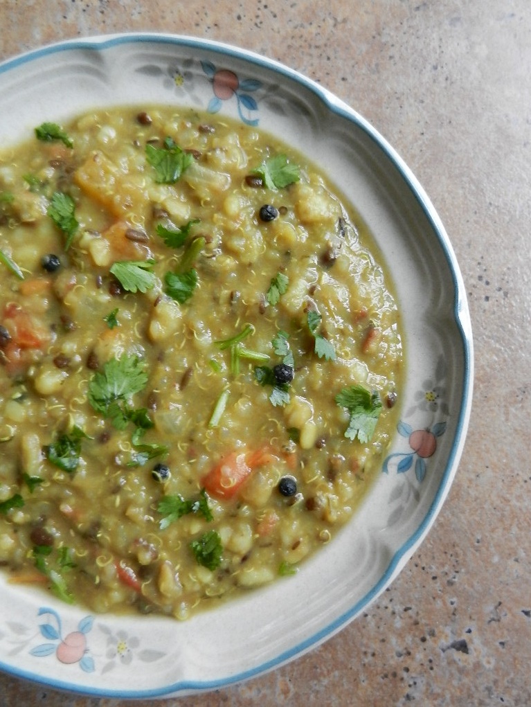 Sizzling Indian Recipes..... Four Whole spices tempered Dal made with