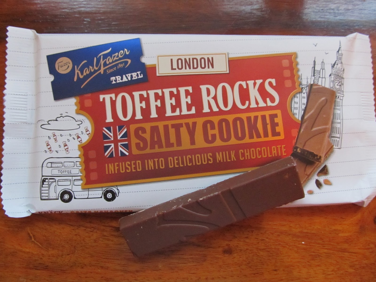 Wrestles with words: Review: Karl Fazer Travel: Toffee Rocks & Salty ...