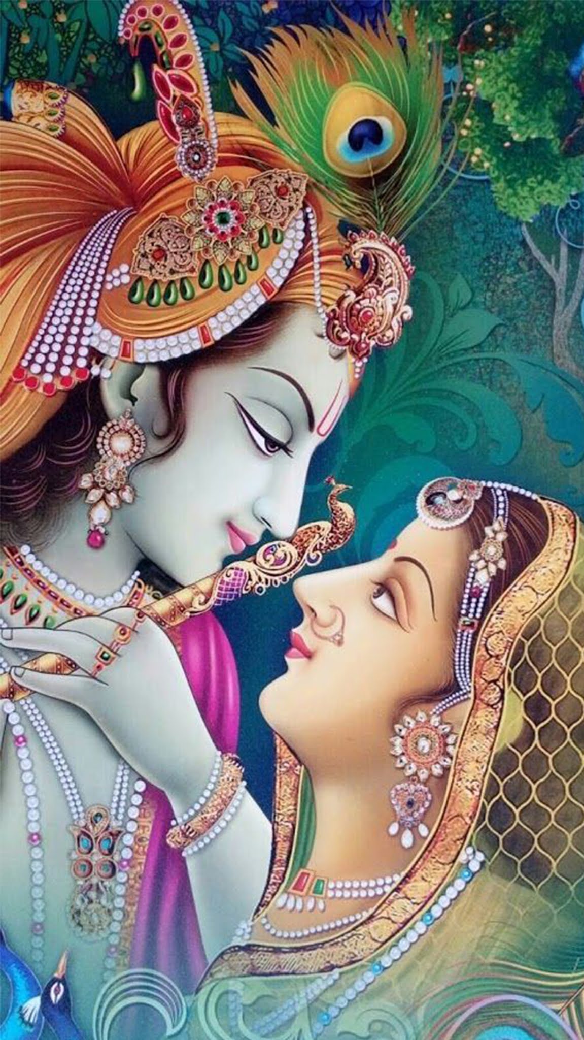 Radha Krishna mobile wallpaper - HD Mobile Walls