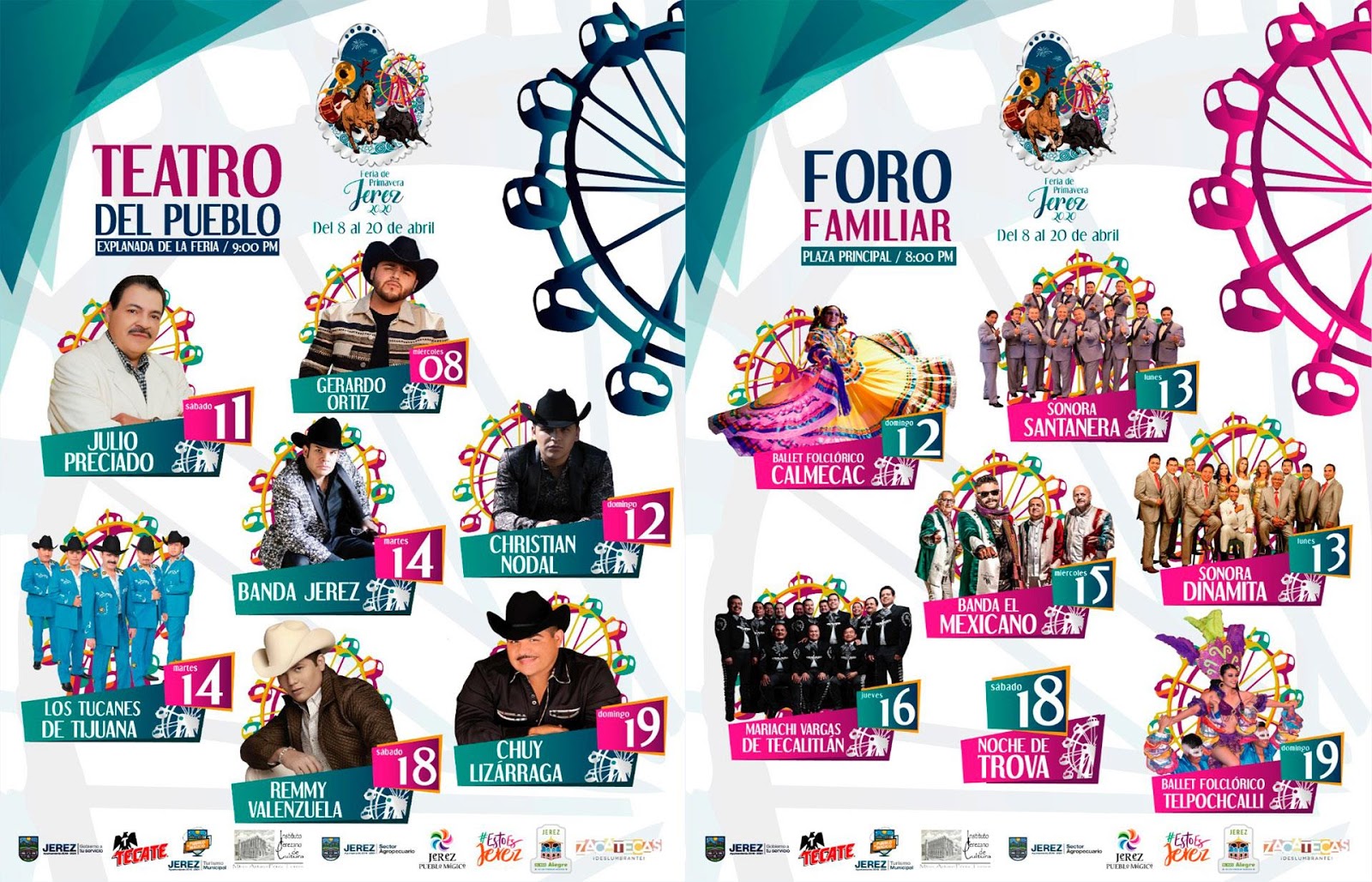 CANCELADA Feria de Jerez Zacatecas 2020 feria de primavera