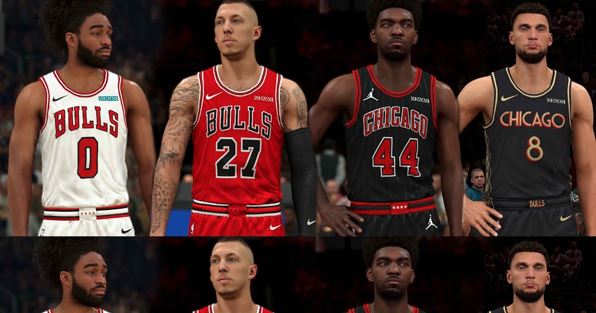 Made some custom Bulls jerseys on 2k21 (PS4) : r/chicagobulls