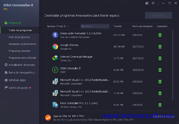 iobit uninstaller pro 8 full Key _captura 2