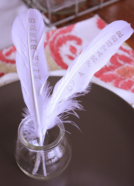 Valentine Feather Craft   www.adorbymelissa.com