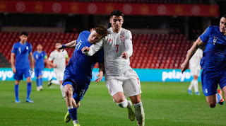 ملخص واهداف مباراة اسبانيا واليونان (1-1) تصفيات كأس العالم