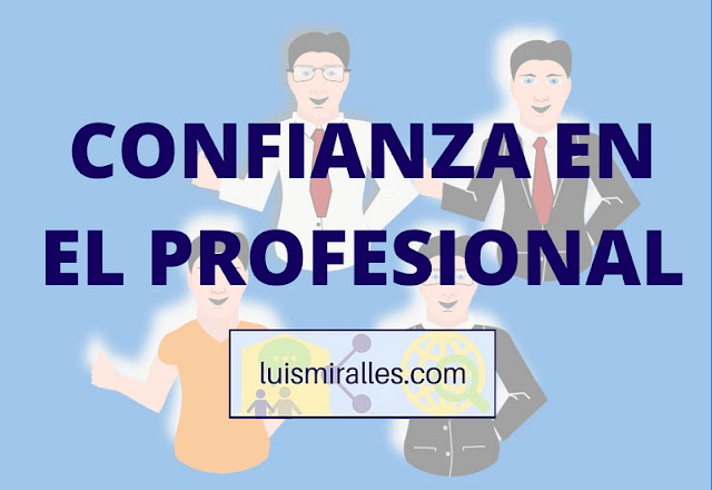 CONFIANZA EN EL PROFESIONAL