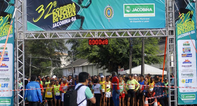 Corrida Duque de Caxias acontece neste domingo em Jacobina, com 1.350 atletas
