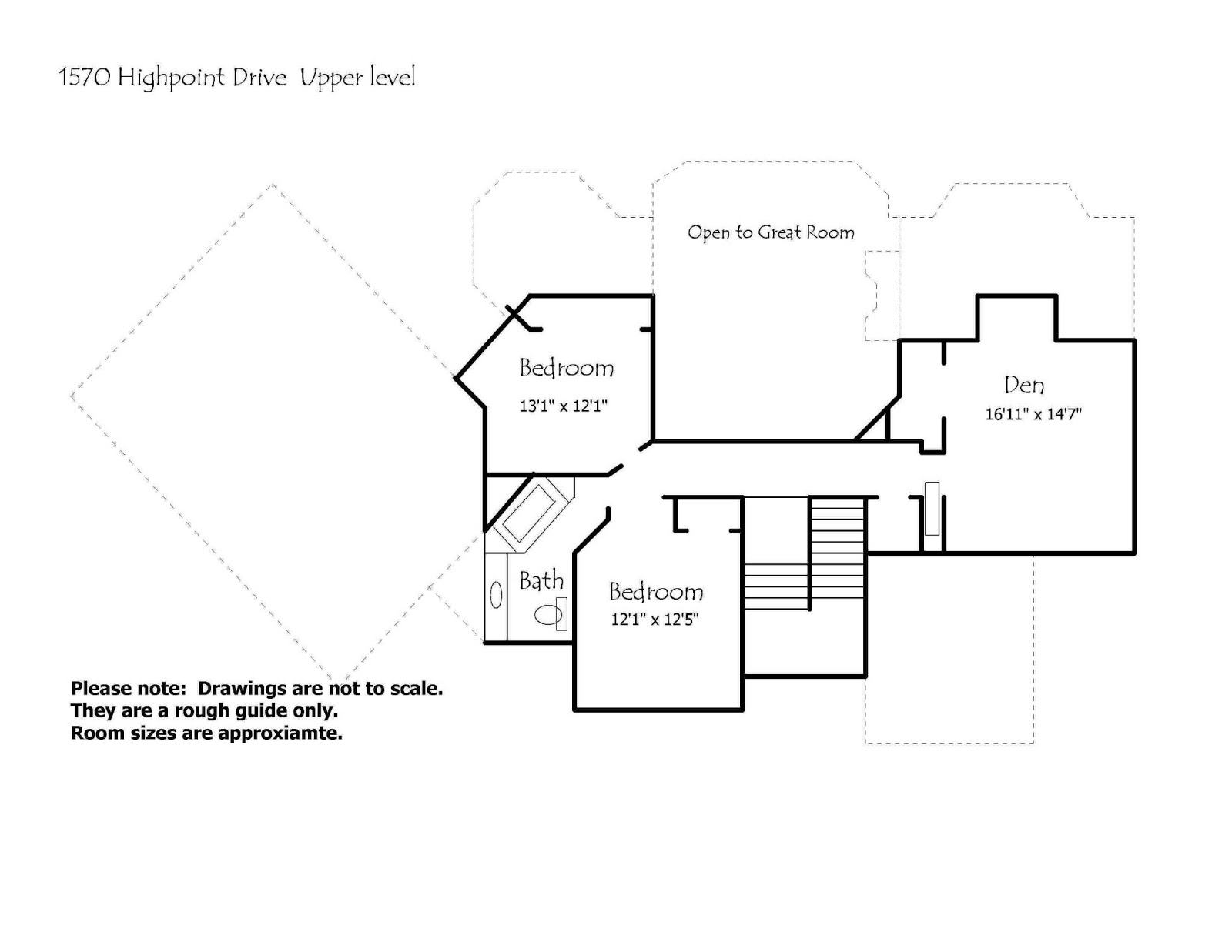 Enlarged floor plans These are to be used as a guide