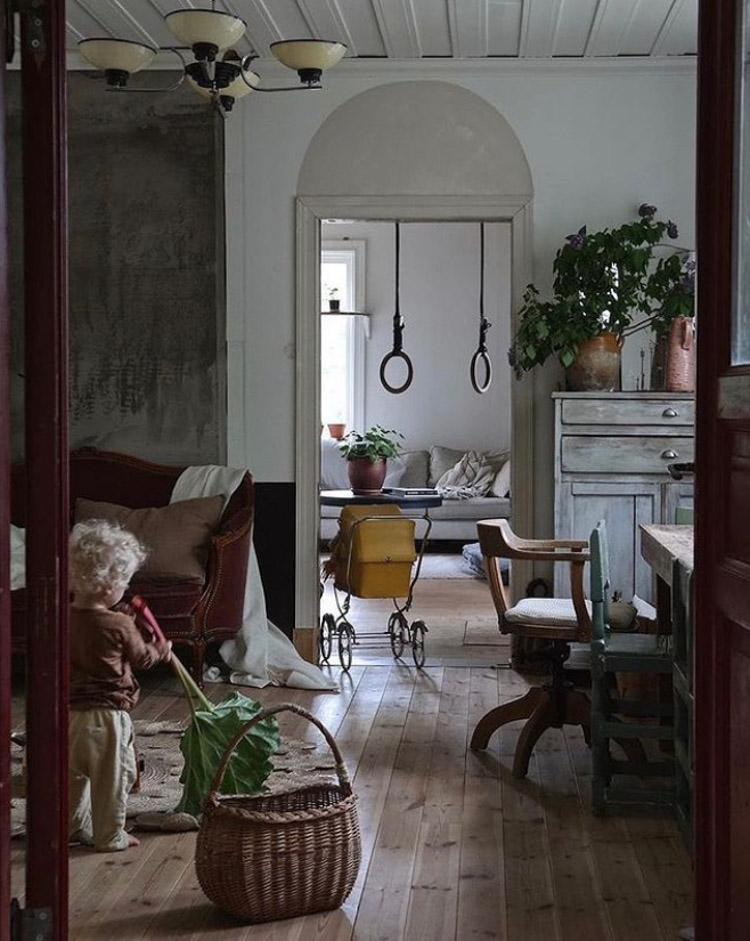 Springtime In A Rustic Swedish Country Home