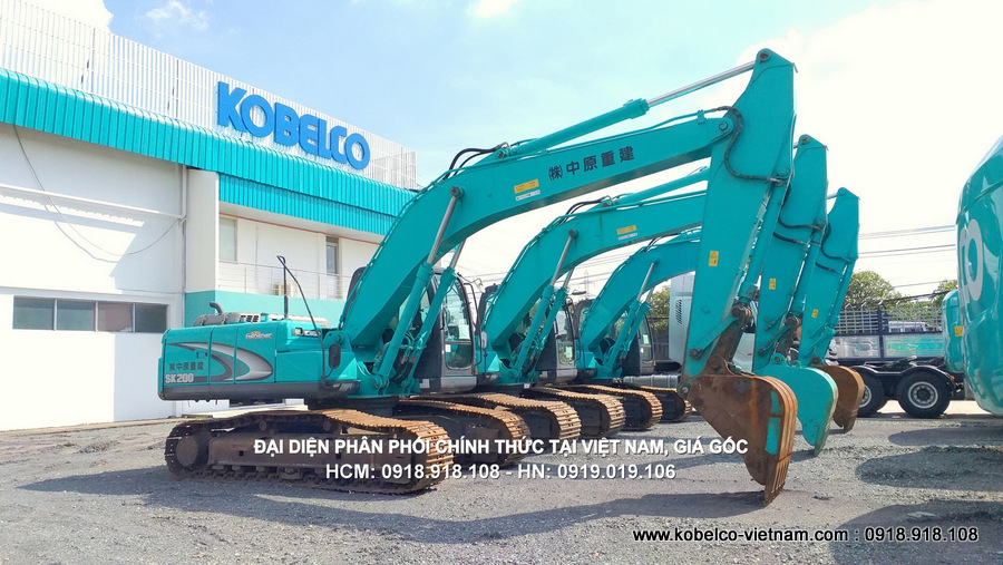Máy đào Kobelco SK520XDLC-10, gầu tiêu chuẩn 2.1m3