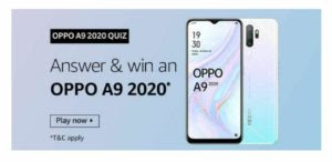 amazon oppo a9 quiz