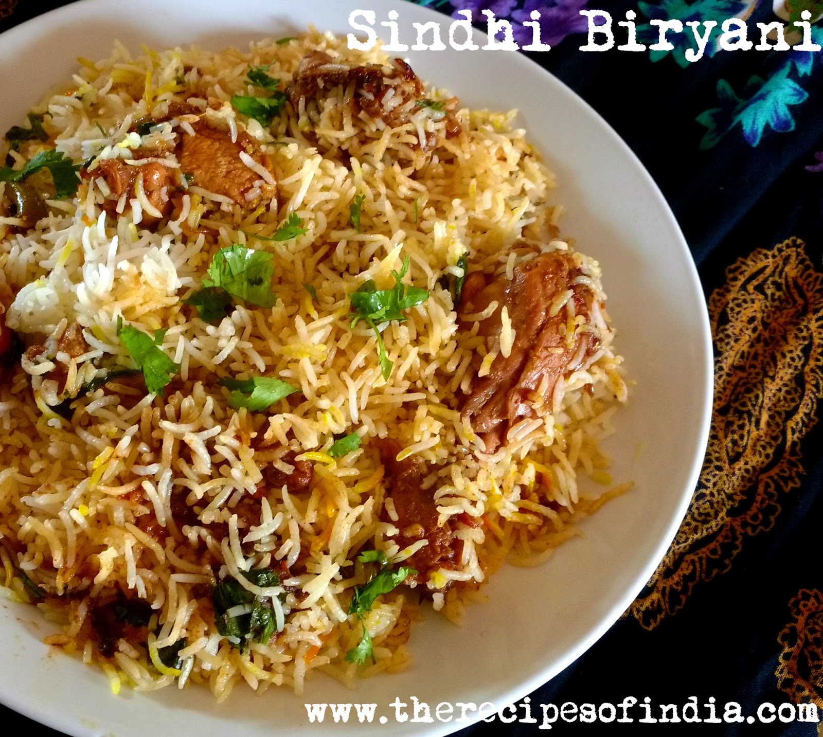 The Recipes of India Sindhi Biryani Recipe How to Make Sindhi