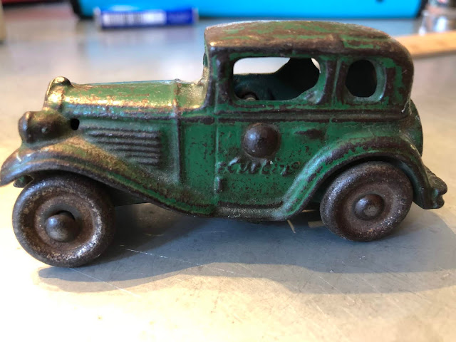 Antique A.C. WIlliams Cast Iron Coupe Arcade Toy Car 1920's