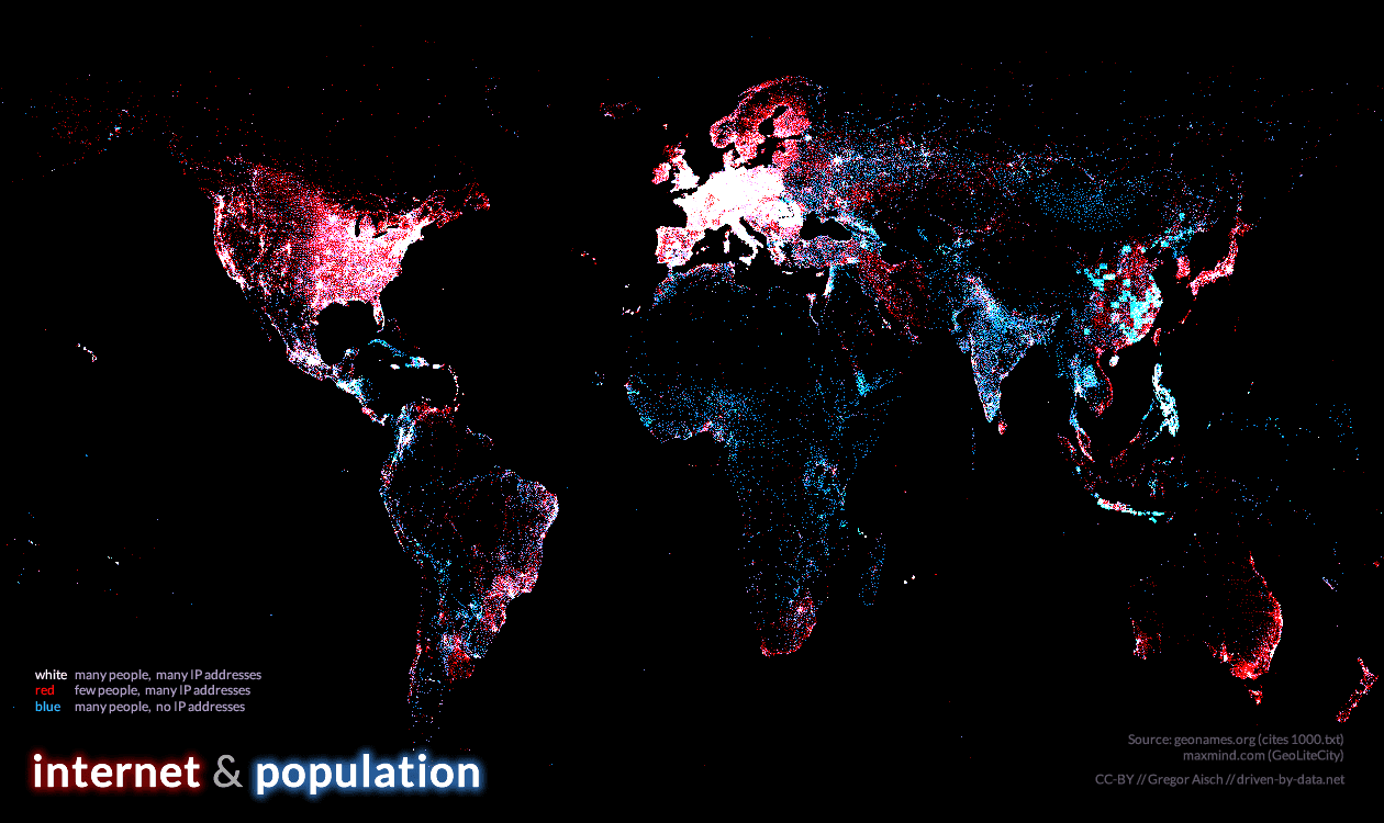 12 data visualisations that illustrate poverty’s biggest challenges - Mapping the Internet Against Population