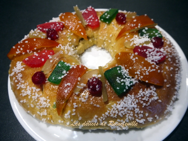 Brioche des rois aux fruits confits