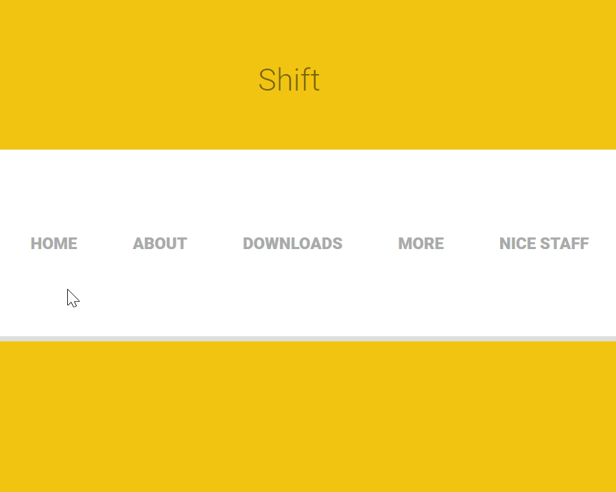 3 Navigation Menu Hover Effects CSS