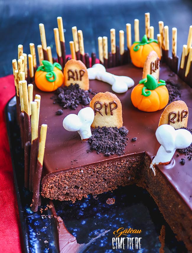 Gateau Cimetiere Pour Halloween Il Etait Une Fois La Patisserie