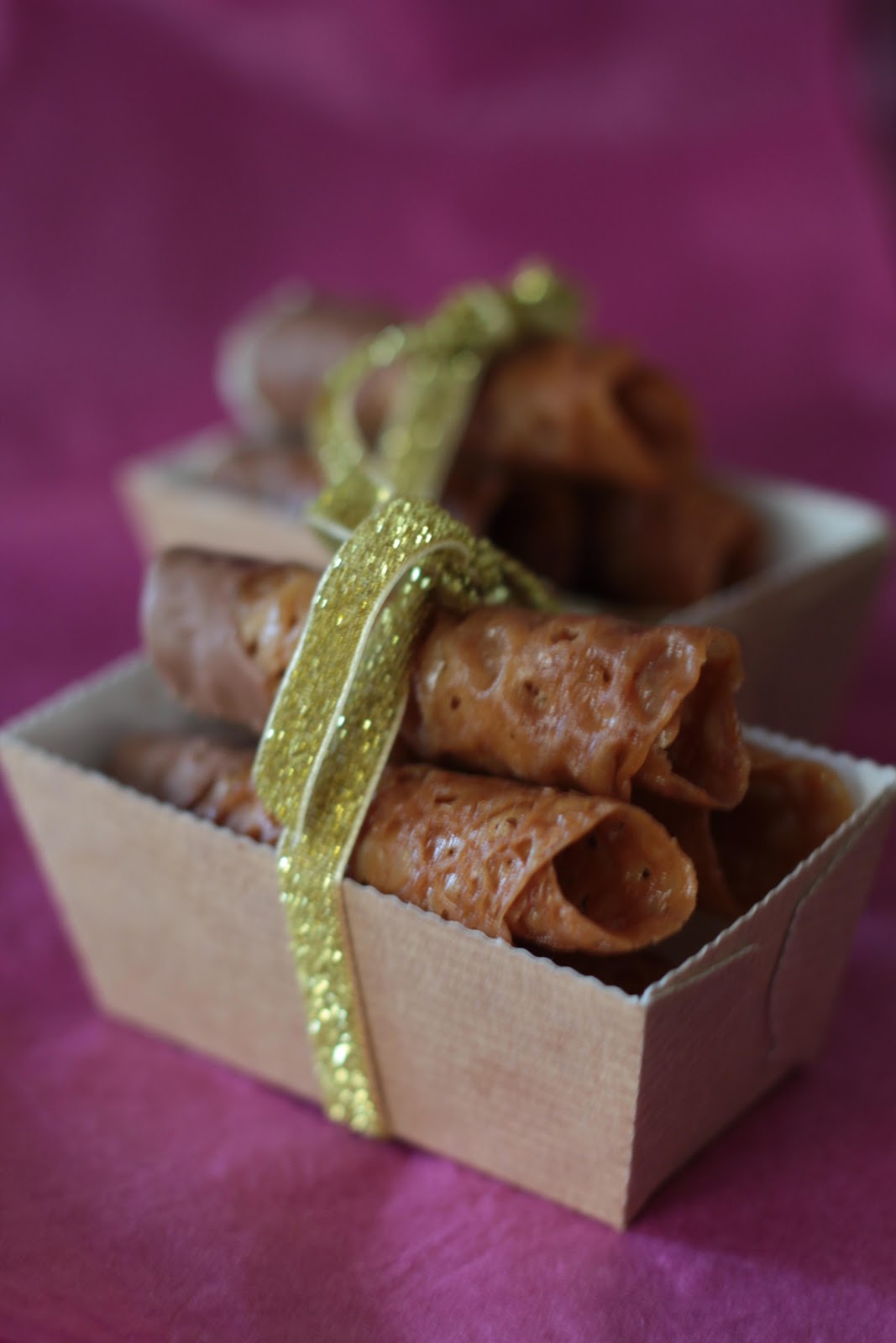 eat pray bake Day 4 Brandy Snaps