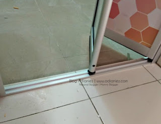 Tukar Pintu Tandas | Aluminium Bi Fold Door