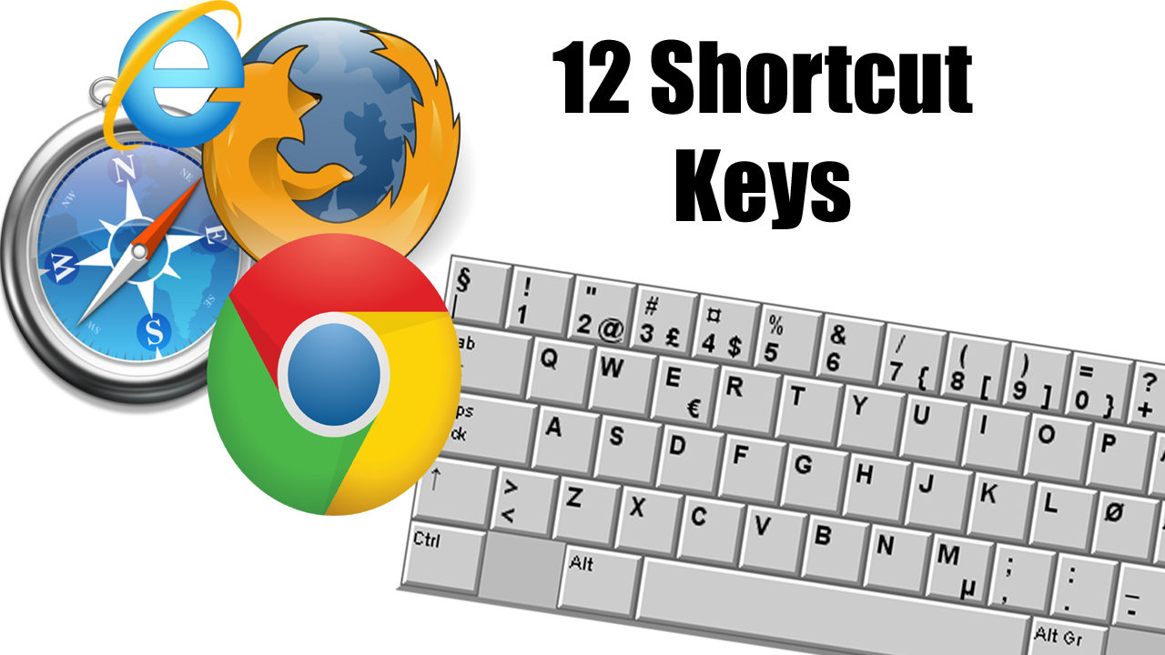 12 Useful Shortcut Keys Chrome, Firefox and Opera Browser