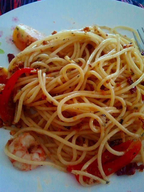 Resepi Spaghetti Aglio Olio Ayam Pedas B Colomadu