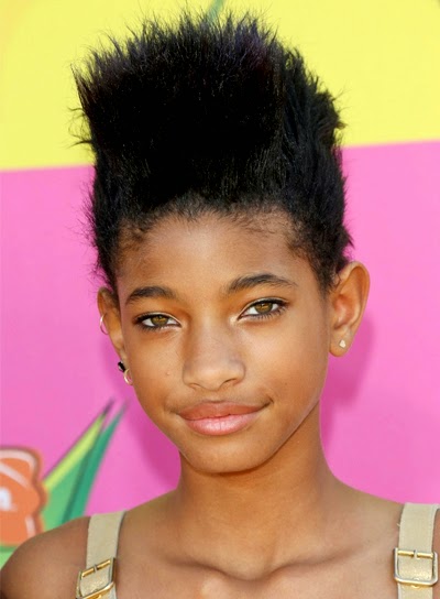 willow smith short edgy black funky hairstyle