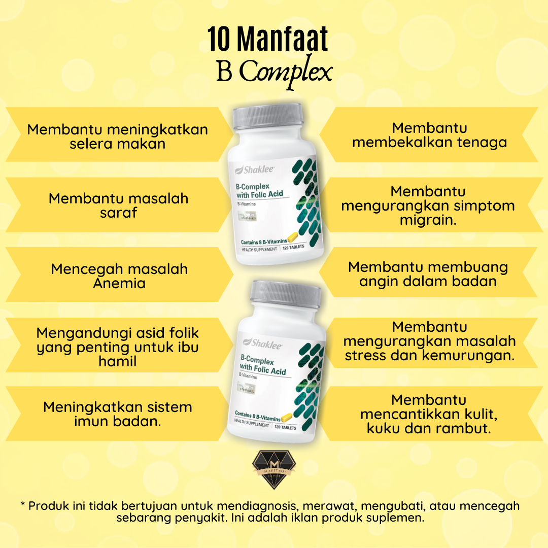 Shaklee B Complex / Shaklee B Complex Essential For Good Health