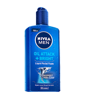 Nivea Men Liquid men liquid facial foam oil attack dan bright Nivea Men Liquid men liquid facial foam oil attack dan bright