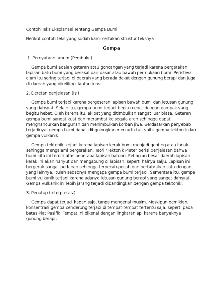 Contoh Cerpen Beserta Struktur Teksnya Dunia Sosial