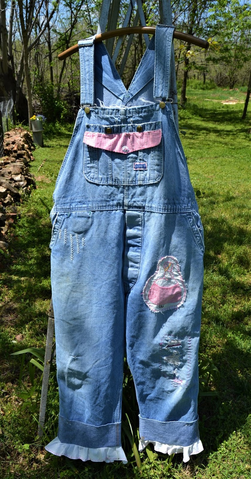 Saturdays Vintage Finds: Another Pair Of Upcycled Overalls