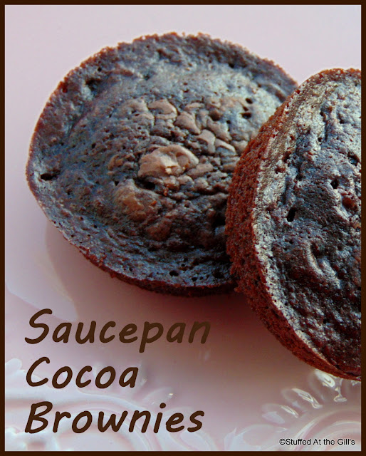 Stuffed At the Gill's Saucepan Cocoa Brownies